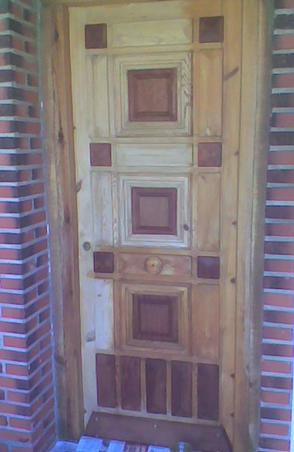 como teñir una puerta de madera maciza de exterior
